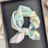 Khăn Lụa Thời Trang Cao Cấp Họa Tiết Pastel Lotus